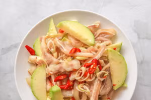 Cách làm tai heo trộn xoài ăn hoài không ngán