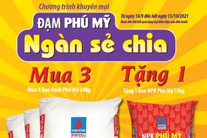 “Đạm Phú Mỹ - Ngàn sẻ chia” - Hơn 3.000 tấn phân bón trị giá hơn 30 tỷ đồng tặng bà con nông dân 