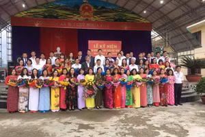 Tập thể cán bộ, giáo viên, nhân viên nhà trường