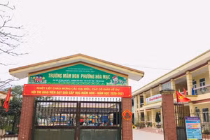 Mầm non phường Hòa Mạc – Hà Nam: Nâng cao chất lượng chăm sóc và giáo dục trẻ 