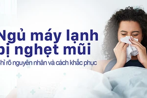 Ngủ máy lạnh bị nghẹt mũi là nỗi khổ của không ít người.