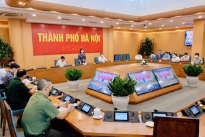 Phó Bí thư Thường trực Thành uỷ Nguyễn Thị Tuyến chủ trì hội nghị trực tuyến thúc đẩy sản xuất nông nghiệp.