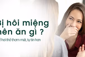 Bị hôi miệng nên ăn gì là thắc mắc của nhiều người.