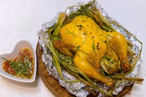 Bí quyết làm món gà ủ muối tiêu thơm ngọt, đẹp mắt bằng nồi chiên không dầu