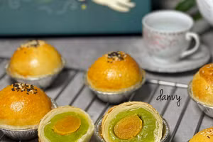 Cách làm bánh trung thu ngàn lớp béo ngậy bằng nồi chiên không dầu 