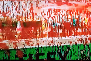 Một gia đình ở TPHCM bị đòi nợ bằng cách khủng bố tạt sơn. Nguồn ảnh: NMU.