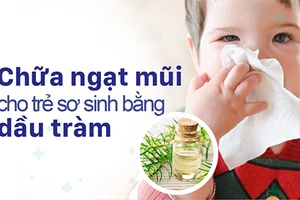 Chữa ngạt mũi cho trẻ sơ sinh bằng dầu tràm: Không nên lạm dụng!