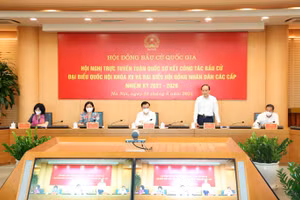 Đại biểu dự tại điểm cầu thành phố Hà Nội