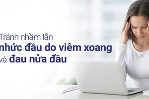 Nhức đầu do viêm xoang và đau nửa đầu dễ bị nhầm lẫn.