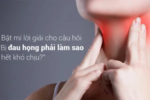 Đau họng phải làm sao hết là thắc mắc của nhiều người 