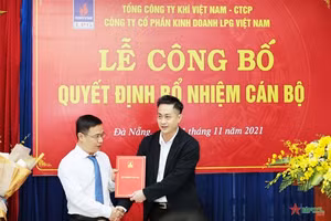 PV GAS LPG công bố quyết định bổ nhiệm cán bộ