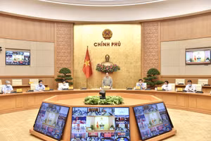 Thủ tướng chủ trì cuộc họp sáng 9/10 của Ban Chỉ đạo quốc gia phòng chống dịch COVID-19
Ảnh: VGP/Nhật Bắc.