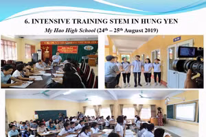 STEM triển khai tập huấn ở tỉnh Hưng Yên