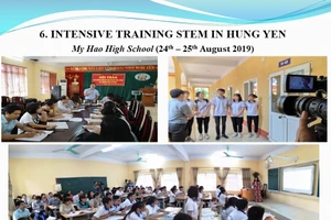 STEM triển khai tập huấn ở tỉnh Hưng Yên