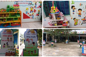 Không gian bên trong và bên ngoài lớp học được thay đổi để không mang định kiến giới