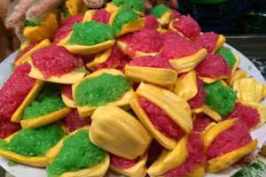 Cách nấu xôi mít sắc màu thơm nhức mũi 