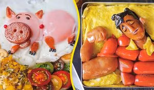 Xuýt xoa món ăn cho con đẹp như phim hoạt hình của mẹ đảm