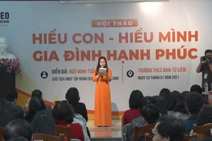 Hội thảo “Hiểu con - Hiểu mình - Gia đình hạnh phúc” được tổ chức tại trường THCS Nam Từ Liêm