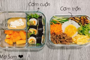 Ngon mắt những hộp cơm trưa “vợ người ta” nấu cho chồng mang đi làm mùa dịch