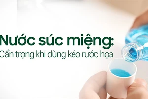 Dùng nước súc miệng sát khuẩn thường xuyên có thể gây hại.