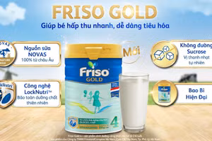 Đột phá từ Friso Gold mới: Nguồn sữa Novas chứa đạm nhỏ tự nhiên, giúp bé tiêu hoá dễ dàng