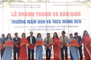 PV GAS tài trợ 12 tỷ đồng xây dựng trường học Kon Tum