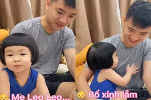 Clip: Con gái rượu “khéo miệng” khiến bố tan chảy