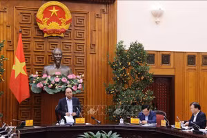 Thủ tướng Nguyễn Xuân Phúc phát biểu. Ảnh: Thống Nhất/TTXVN