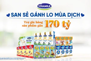 Vinamilk trao 45.000 phần quà đến người dân 3 tỉnh, thành góp phần san sẻ khó khăn mùa dịch