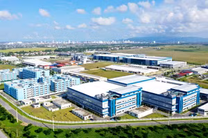 Một khu công nghiệp ở TP Vinh, Nghệ An. (Ảnh: VSIP)