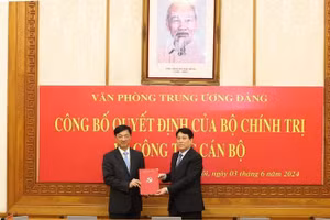 Ông Nguyễn Duy Ngọc giữ chức Chánh Văn phòng Trung ương Đảng