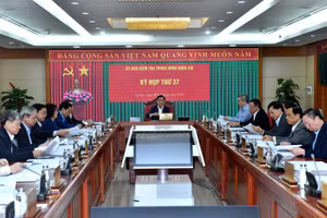 Thông cáo báo chí Kỳ họp thứ 37 của Ủy ban Kiểm tra Trung ương 
