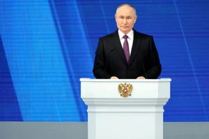 Tổng thống Vladimir Putin đọc thông điệp liên bang.