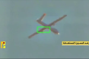 Video Hezbollah hạ UAV Hermes 900 của Israel trên bầu trời Lebanon