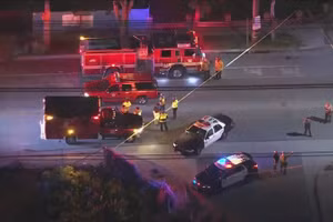 Hiện trường vụ xả súng.