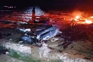 Hiện trường nơi UAV MQ-9A Reaper được cho là bị bắn hạ. 