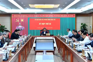 Ủy ban Kiểm tra Trung ương ra nhiều quyết định quan trọng tại kỳ họp thứ 35