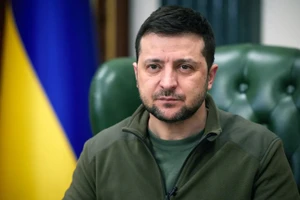 Tổng thống Ukraine Vladimir Zelensky.