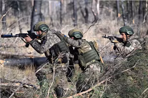 Binh sĩ Nga trong chiến dịch quân sự.