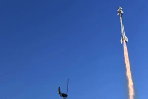 Hệ thống phòng không Spyder mới đã chặn một UAV trong cuộc thử nghiệm với quân đội Israel. (Ảnh: Rafael)