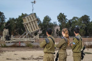 Hệ thống phòng thủ Iron Dome của Israel.