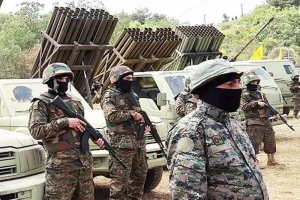 Lực lượng pháo binh của Hezbollah.