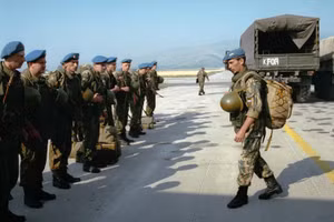 Lực lượng gìn giữ hòa bình Nga ở Kosovo.