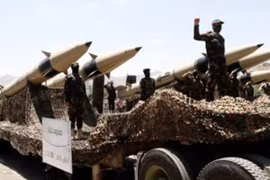 Houthi đang sở hữu nhiều loại tên lửa khác nhau.