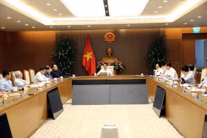 Toàn cảnh buổi làm việc. Ảnh: VGP.