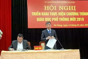 Huyện Na Hang (Tuyên Quang) tổ chức triển khai CTGDPT 2018