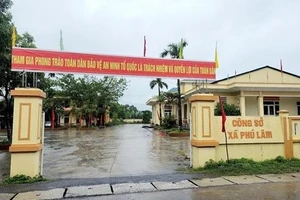 Công sở UBND xã Phú Lâm.