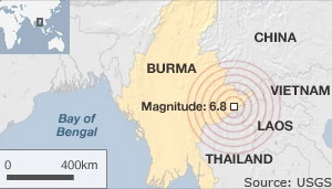 Myanmar: Gần 100 người thương vong do động đất