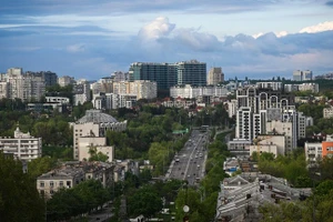 Thành phố Chisinau của Moldova. 