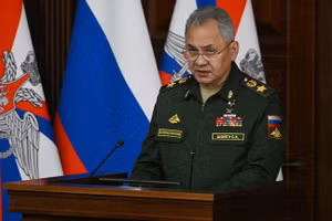Bộ trưởng Quốc phòng Nga Sergei Shoigu.